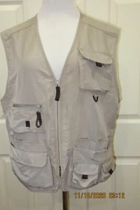 VTG WHITE SIERRA Utility Vest in Khaki size Large - Picture 1 of 7