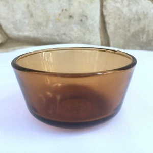 Fire King Custard Cup Dish Bowl Ramekin 434 Amber Glass 6 oz Vtg Anchor Hocking - Picture 1 of 4