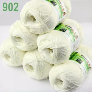 Sale 6SkeinsX50g Bamboo Cotton Baby Blankets Rugs Hand Knitting Crochet Yarn 02 - Picture 1 of 12
