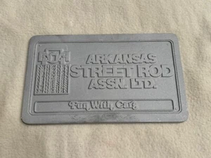 Arkansas Street Rod Assn. Ltd. / O’brien Truckers Plaque Bx44 - Picture 1 of 6
