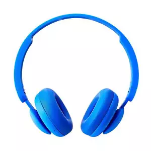 Wireless Bluetooth On-Ear Headphones, Blue - Picture 1 of 5