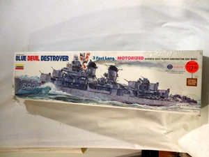 1975 Lindberg Blue Devil Destroyer Motorized-Sealed - Picture 1 of 10