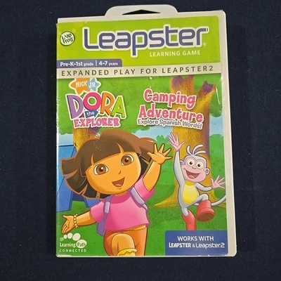 Leapster Leapster2 Dora the Explorer Camping Adventure Pre-K 1st Grade - Image 1 of 4