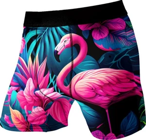 Calzoncillos boxer rosa flamenco para hombre medianos 32-34 ropa interior tropical hawaiana - Imagen 1 de 6