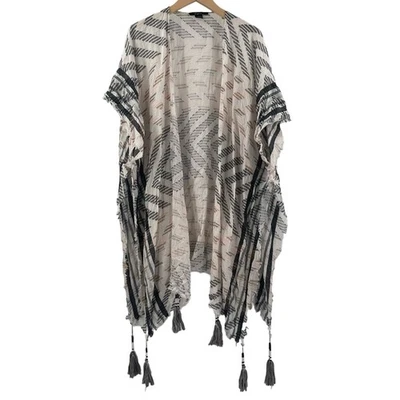 Envoltura CEJON talla única para la mayoría de kimono tejido texturizado hecho en la India mezcla de algodón Foto 1 de 4