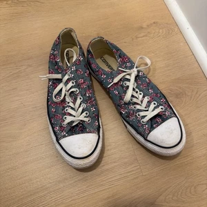 Sneakers basse Converse All Star stampa floreale donna 11 scarpe sneakers tela - Foto 1 di 6