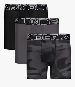 Under Armour Performance Tech BoxerJock/Underwear Boys Youth Large 3 Pack - Picture 1 of 6