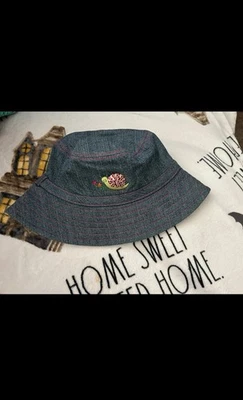 Gymboree Grown With Love Snail Denim bucket hat HTF size L/XXL - Image 1 of 4