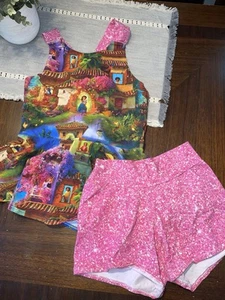 Girls size 12/14 Disney custom made Encanto outfit - Picture 1 of 2