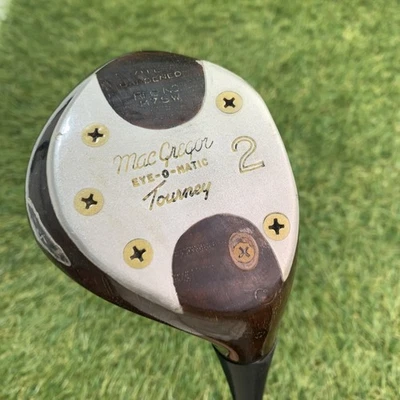 MacGregor Tourney Eyeomatic M75W 2 Wood Regular Flex Steel RH 42.5" 1960s - Image 1 of 4