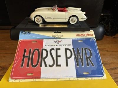 Chevrolet Corvette 1953 convertible Mira/Solido 1/18 blanco rojo usado con licencia Pl Foto 1 de 4