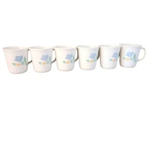 tazze floreali vintage corning USA amicizia corelle set di 6 corningware - Foto 1 di 5