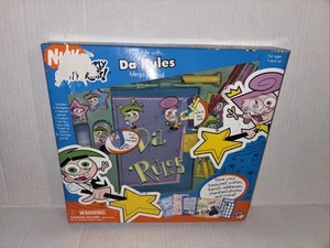 Diario de reglas de colección Fairly Oddparents Timmy Cosmo Wanda Mega Da 2003 ¡raro!! - Imagen 1 de 5