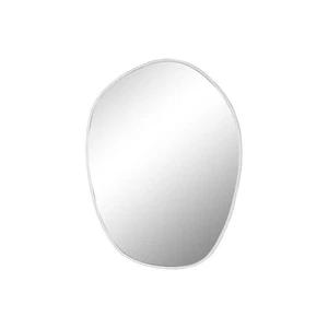 SanLov Specchio Parete Bianco Metallo 60 X 78 Cm Specchio Moderno per Corridoio Camera da Letto - Foto 1 di 5