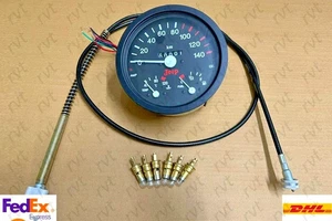 Speedometer Gauge Dash Cluster with Cable for all Jeeps fits MB Willys CJ  M38A - Picture 1 of 6