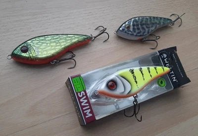 westin swim, 10cm,jerkbait,hecht,jerk,swimbait, 3stk!!! - Bild 1 von 2