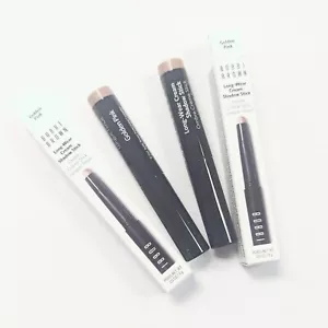 Lot of 2 Bobbi Brown Long-Wear Cream Shadow Stick Golden Pink Travel Size - Picture 1 of 2