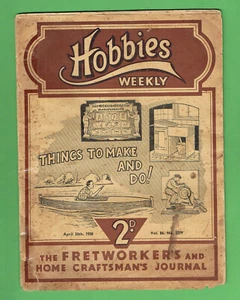 #D427. HOBBIES WEEKLY MAGAZINE - April 30th 1938 - Picture 1 of 2