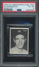 1955 All-American Sports Club #433 Gil McDougald PSA 4 VG-EX VERY RARE