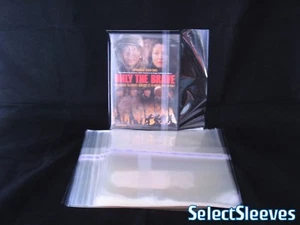 DVD Outer Resealable SIDE Seal Japan Made SelectSleeves 100pcs SoundSourceCDs - Foto 1 di 2