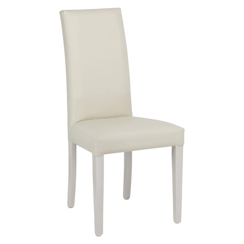 TOTÒ PICCINNI Sedia In Similpelle DENVER Con Struttura e Gambe In Legno