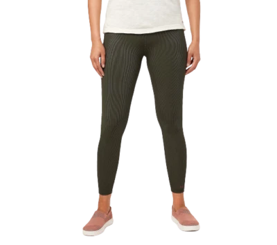 MIND BODY LOVE by Peace Love World Regular Rib Leggings in Evergreen Choose Size - Image 1 of 2