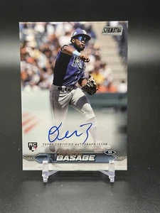 2024 Topps Stadium Club Autograph SCBA-OB Osleivis Basabe, Tampa Bay Rays - Picture 1 of 2