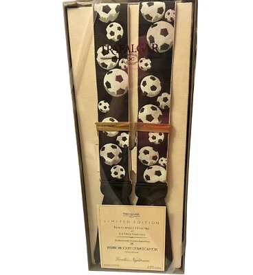 Suportes de seda Trafalgar suspensórios bolas de futebol Goalie's Nightmare edição limitada - Imagem 1 de 4