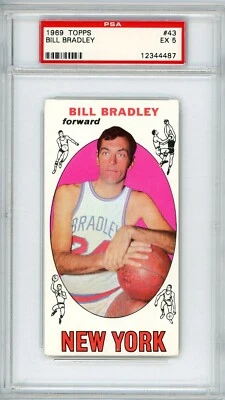 1969 Topps Bill Bradley Rookie #43 PSA 5 P1410 - Image 1 of 2
