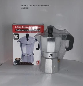 Bene Casa 1 Cup Espresso Maker- Cafetera de 1 Taza - Picture 1 of 3