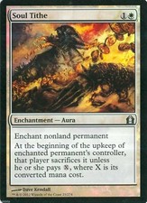 MTG - Return to Ravnica - Soul Tithe - Foil - NM