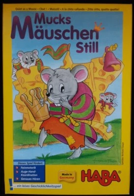 Haba Mucks Mäuschenstill Lernspiel Nr. 4644 *** Top Zustand *** 100% Komplett - Bild 1 von 3