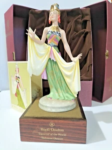 Impresionante bailarina balinesa Royal Doulton edición limitada HN2808 con certificado de autenticidad firmado y caja buen estado - Imagen 1 de 9