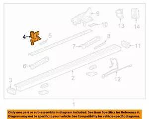 GM OEM 19-23 Sierra 1500 Cab Running Board-Front Bracket 84409838 - Picture 1 of 2