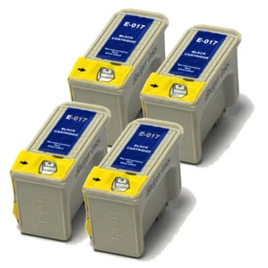 4x Black Compatible (non-OEM) Ink Cartridges to replace T017 Sunflower - Picture 1 of 1