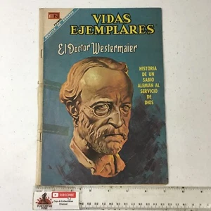1968 SPANISH COMICS VIDAS EJEMPLARES #267 EL DOCTOR WESTERMAIER NOVARO MEXICO - Picture 1 of 6