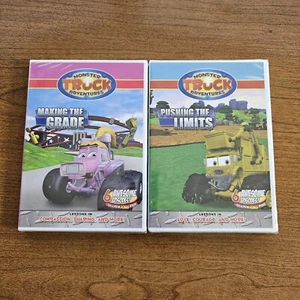 Monster Truck Adventures: Pushing the Limits & Making the Grade 2 DVD LOT - NEW - Picture 1 of 2