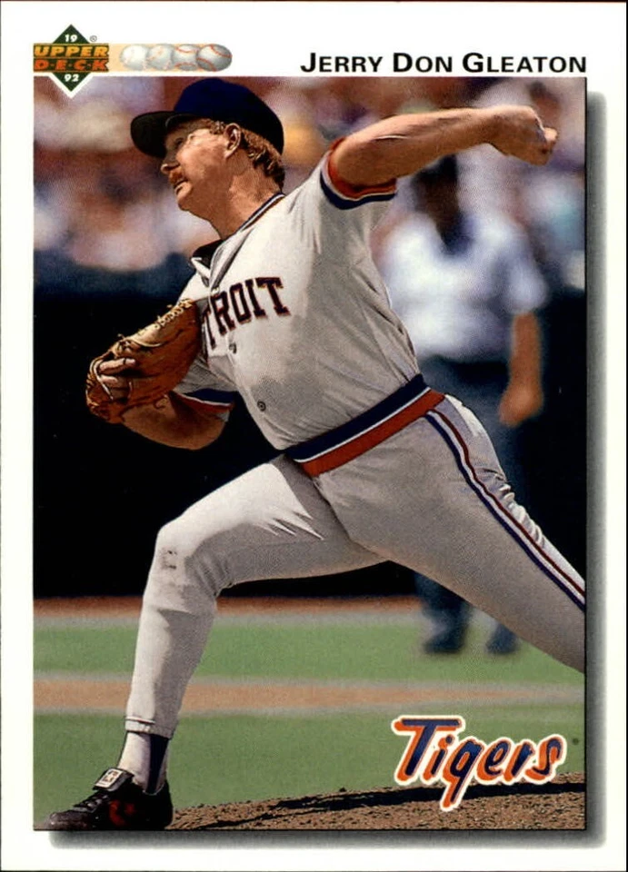 Jerry Don Gleaton 1992 Upper Deck MLB #601 Baseball Card Detroit Tigers - Image 1 of 2