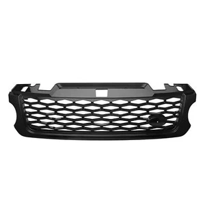 For Range Rover Sport 2014 2015 2016 2017 Gloss Black Front Grille SVR Styling - Picture 1 of 4