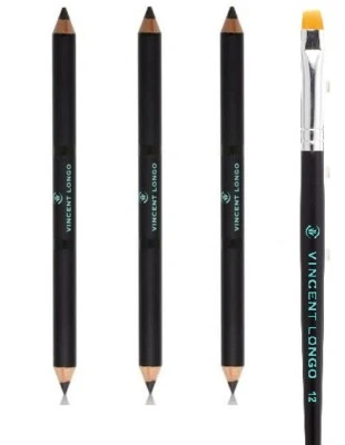 Vincent Longo Duo 眼线笔 LIME/森林绿色 - 批量 3 + 奖金 - 全新带盒 — 第 1/4 张图片