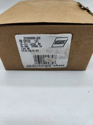 Cerradura de almacén Schlage F80-CHP-619 LH C monocilíndrica con llave Foto 1 de 2