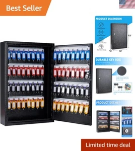 Cassetta Portachiavi da Parete 64 Posizioni Metallo Valet Chiave Armadio Serratura con Etichette... - Foto 1 di 7