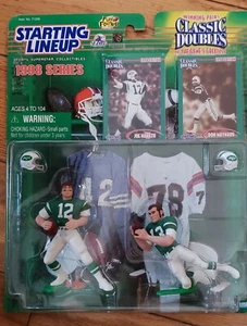 1998 Startaufstellung Classic Doubles Joe Namath-Don Maynard Jets - NFL 6 Stück - Bild 1 von 3