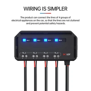 Car Motorcycle 12V LED Indicator Battery Guards Connection Fuse Box Block Holder - Picture 1 of 12