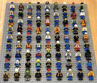 LEGO Minifigures Lot 81 People Star Wars Ninjago City Town Police Guys Girls - Image 1 of 4