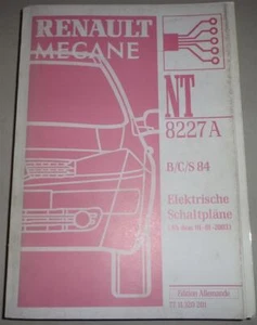 Manual De Taller Electricidad / Esquemas Eléctricos Renault Megane 01/2003 - Imagen 1 de 1