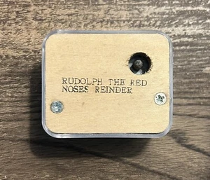 Vintage Narco "Rudolph The Red Nosed Reinder" Wind Up Movement W/Key - Picture 1 of 2