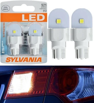 Sylvania LED Light 921 White 6000K Two Bulbs Back Up Reverse Replacement Stock - Image 1 of 4