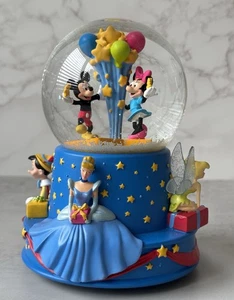 Hallmark Disney Schneekugel Musical Geburtstag Walts 100th When You Wish Upon Star - Bild 1 von 12