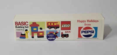 Lego Pepsi Basic Building Set VTG 1985 NEW SEALED 1562 Promotional Set Happy Hol - Image 1 of 4